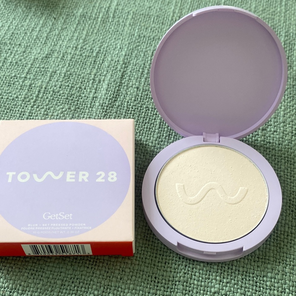 Tower 28 GetSet Pressed Powder in Cream and Lavender